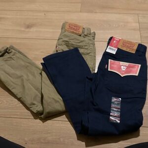 Levi's Boy’s Chinos in Navy and Tan